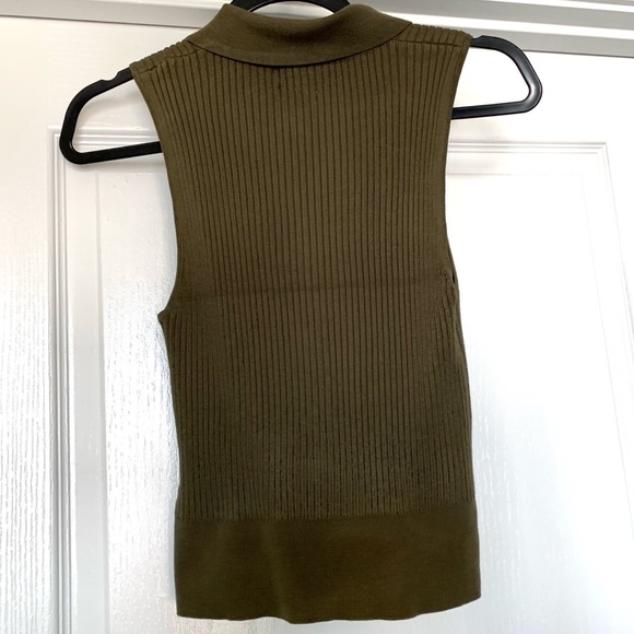 NWT Topshop Button Down Knit Polo - Picture 6 of 7